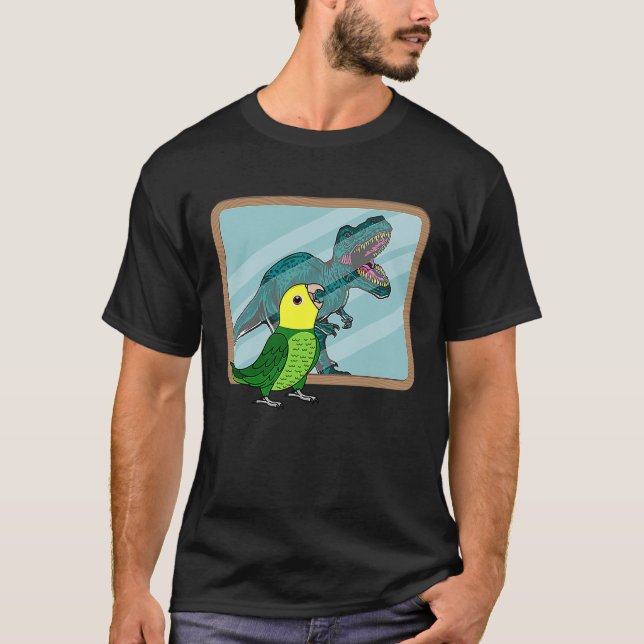 Parrot & Rex Reflection I Double Yellow headed Ama T-Shirt (Front)
