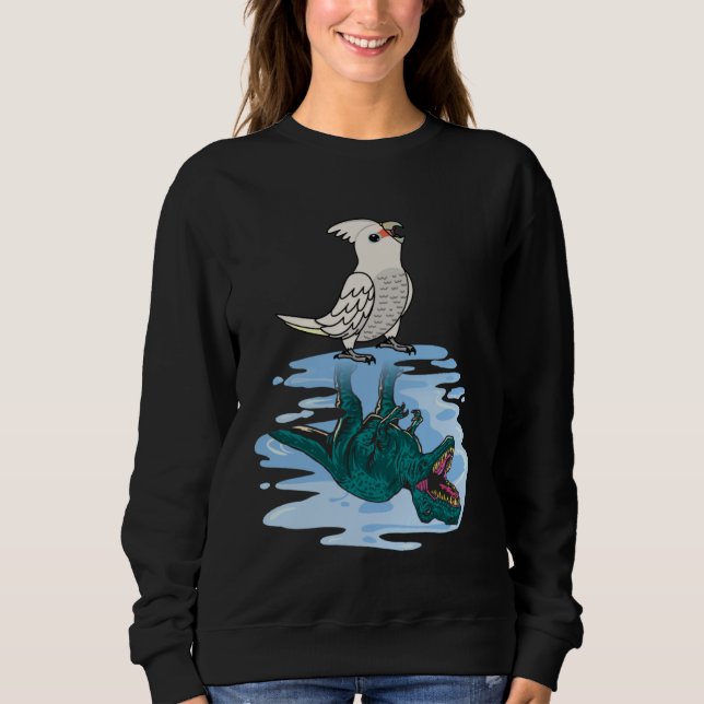 Parrot & Rex Reflection I Goffins Cockatoo Sweatshirt (Front)
