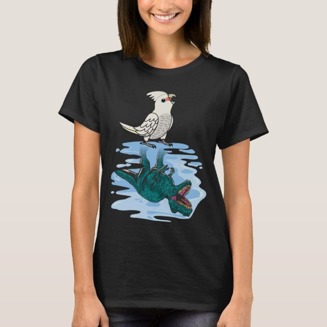 Parrot & Rex Reflection I Goffins Cockatoo T-Shirt (Front)