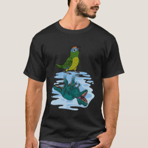 Parrot & Rex Reflection I Peach fronted Conure T-Shirt