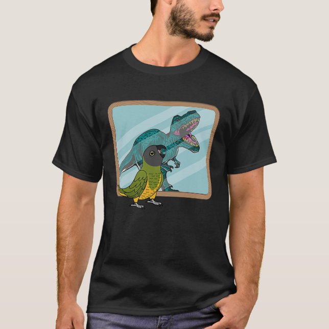 Parrot & Rex Reflection I Senegal Parrot T-Shirt (Front)