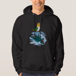 Parrot & Rex Reflection I White bellied Caique Hoodie