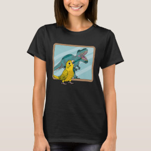 Parrot & Rex Reflection I Yellow Lutino Budgie Bud T-Shirt