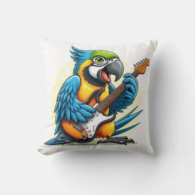 Parrot Rock Music Cushion (Front)