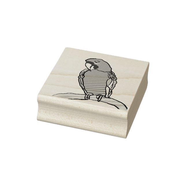 Parrot Rubber Stamp (Stamp)