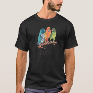 Parrot Saying For Budgie Bird Watchers Parrot T-Shirt