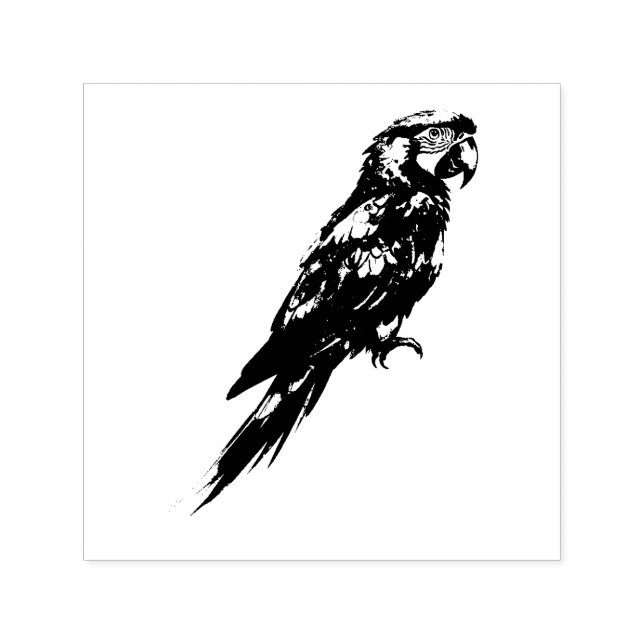 Parrot Self-inking Stamp (Design)