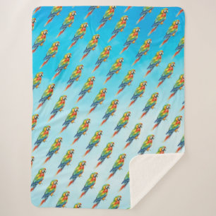 Parrot Sherpa Blanket