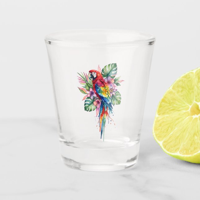 Parrot Shot Glass (Front)