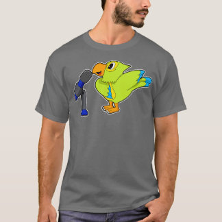 Parrot Singer Microphone Music T-Shirt