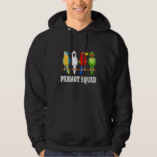 Parrot Squad Cute Team  Parrot Bird  Parrot Hoodie