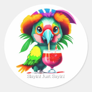 Parrot Sticker - Slayin