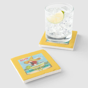Parrot Stone Coaster
