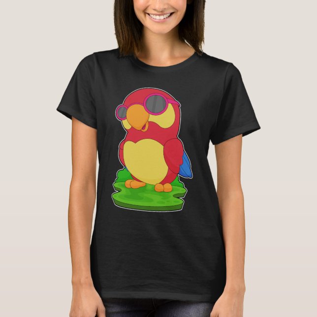 Parrot Sunglasses T-Shirt (Front)