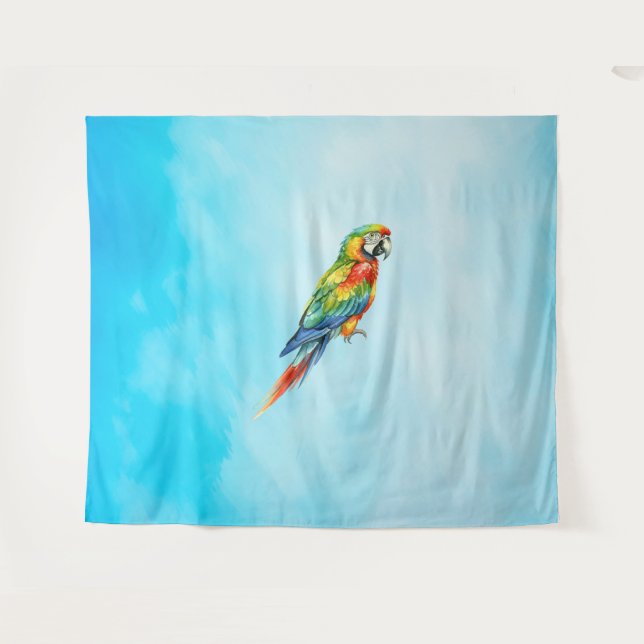 Parrot Tapestry (Front (Horizontal))
