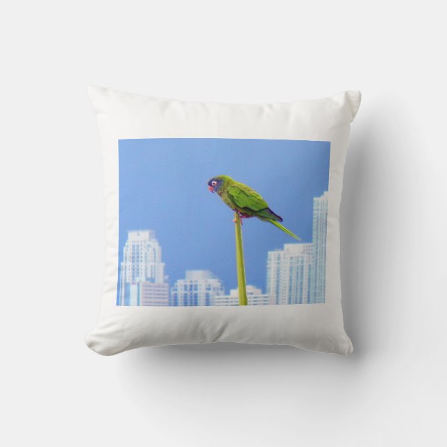 ~Parrot~ THROW PILLOW, CUSTOMIZE IT Cushion (Front)