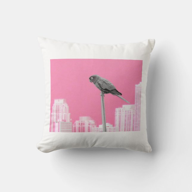 ~Parrot~ THROW PILLOW, CUSTOMIZE IT Cushion (Front)