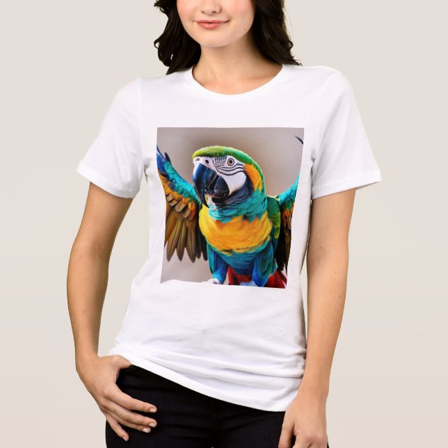 Parrot  Tri-Blend shirt (Front)