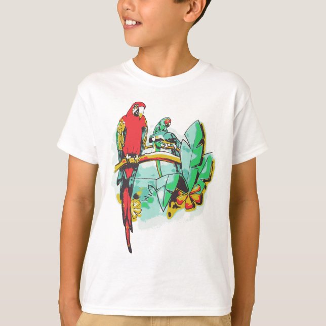 Parrot Trio T-Shirt (Front)