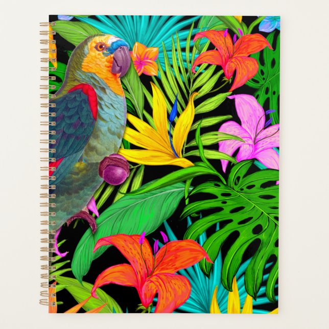 PARROT TROPICAL BIRD    PLANNER (Front)