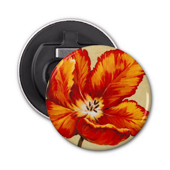 Parrot Tulip I Bottle Opener (Front)