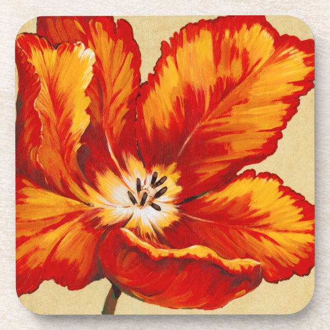 Parrot Tulip I Coaster (Front)