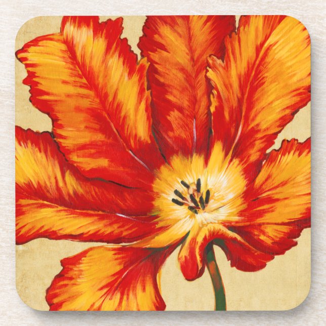 Parrot Tulip II Coaster (Front)