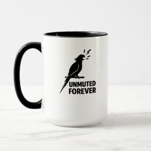 Parrot Unmuted Forever Funny Pet Owner Design Mug