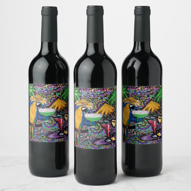 PARROT WINE LABEL (Bottles)