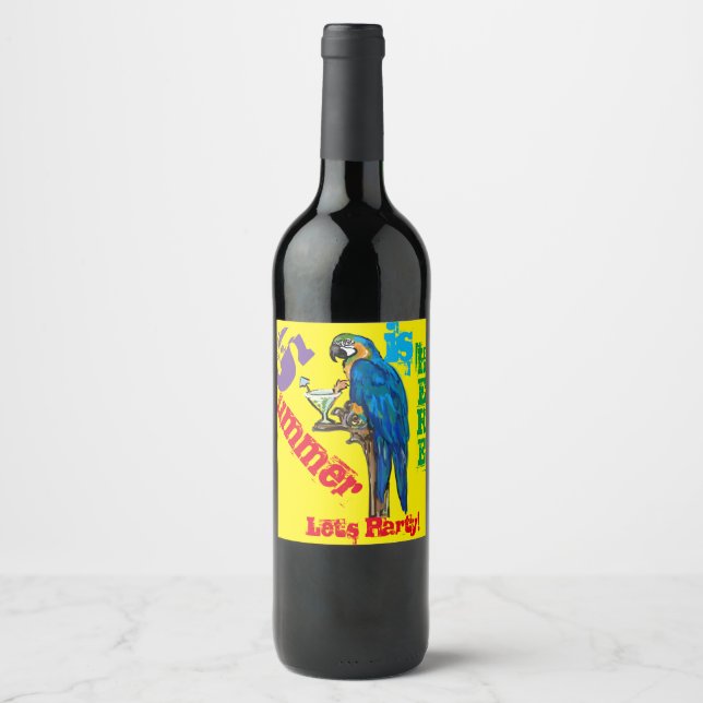 PARROT   WINE LABEL (Front)