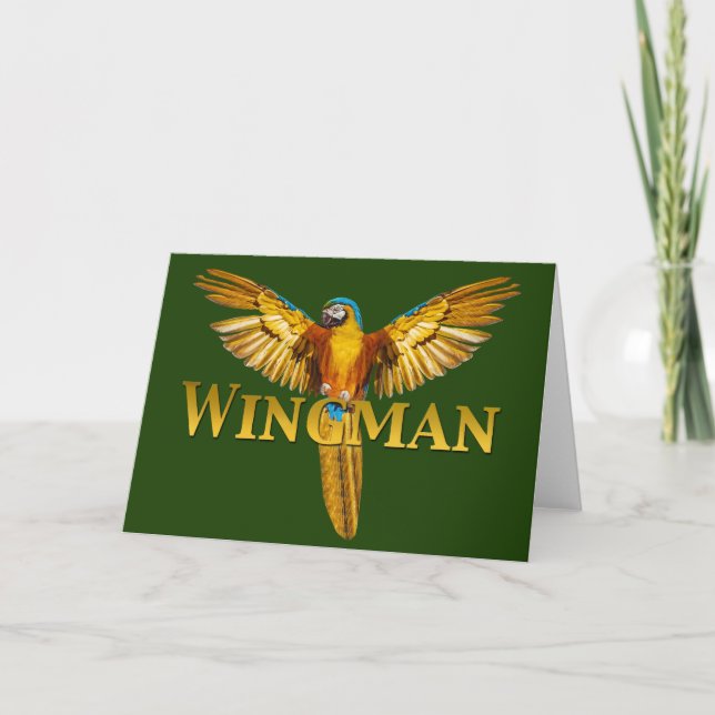 Parrot Wingman Card (Front)