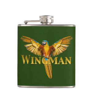 Parrot Wingman Hip Flask