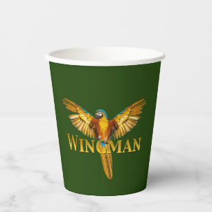 Parrot Wingman Paper Cups