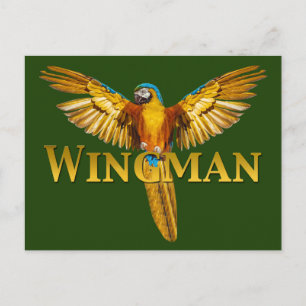 Parrot Wingman Postcard