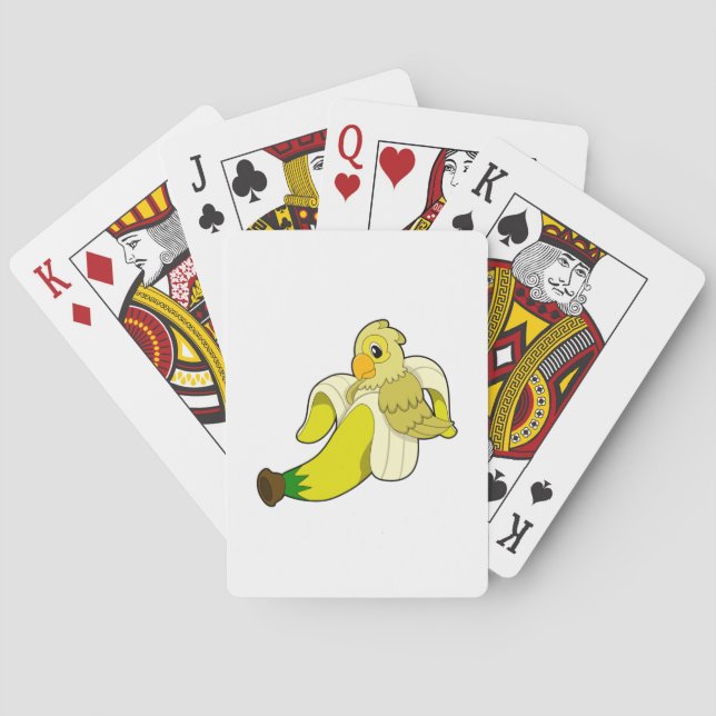 Parrot with Banana Playing Cards (Back)