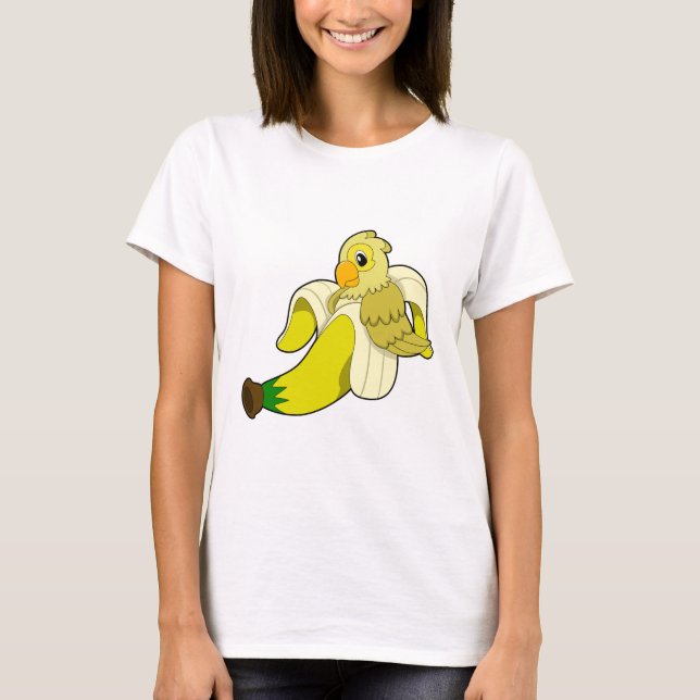 Parrot with Banana T-Shirt (Front)