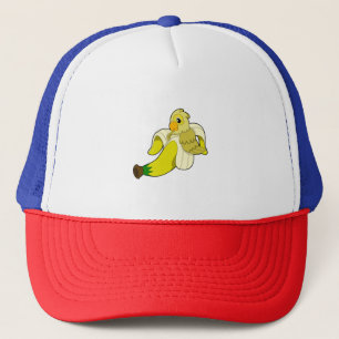 Parrot with Banana Trucker Hat