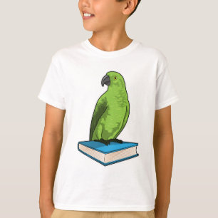 Parrot with Book T-Shirt