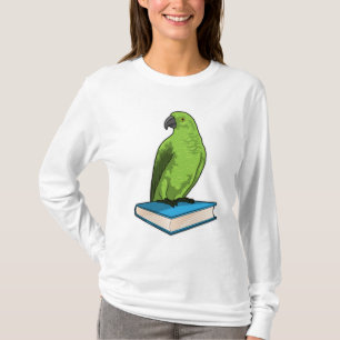 Parrot with Book T-Shirt