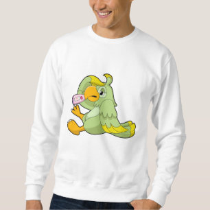 Parrot with Clinical thermometer Sweatshirt
