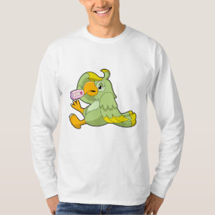 Parrot with Clinical thermometer T-Shirt