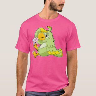 Parrot with Clinical thermometer T-Shirt