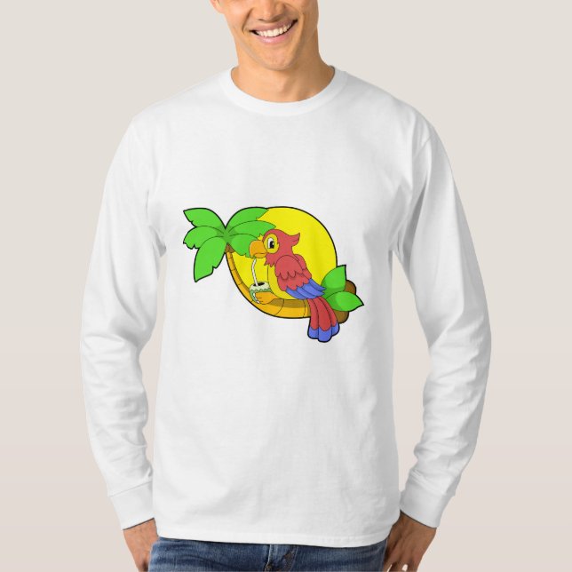 Parrot with Coconut T-Shirt (Front)