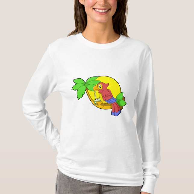 Parrot with Coconut T-Shirt (Front)