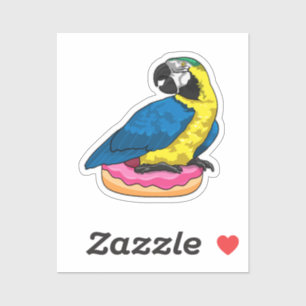 Parrot with Doughnut