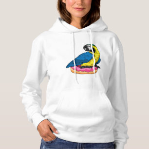 Parrot with Doughnut Hoodie