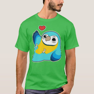 Parrot with Heart 2 T-Shirt
