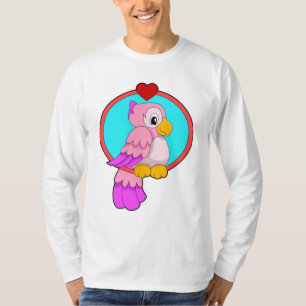 Parrot with Heart T-Shirt