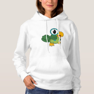 Parrot with Magnifying glass Hoodie