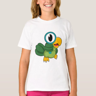 Parrot with Magnifying glass T-Shirt